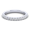 Gabriel & Co. 14k White Gold Contemporary Anniversary Wedding Band