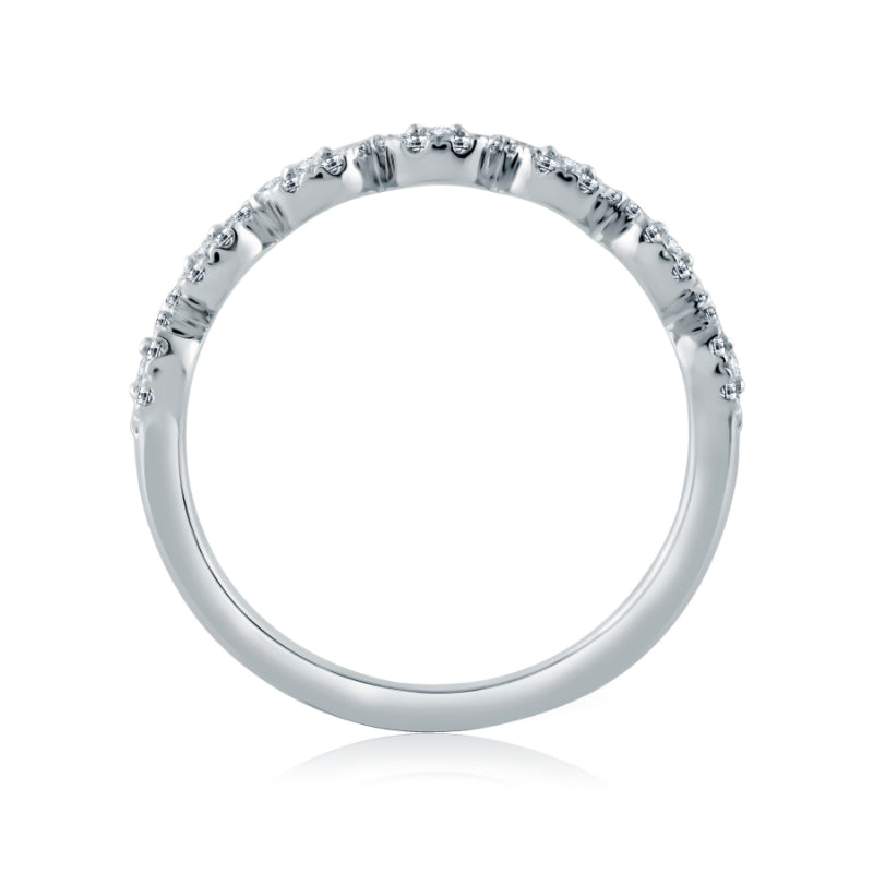 A. Jaffe Round Halo Halfway Anniversary Band