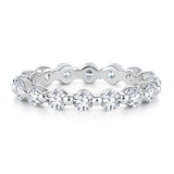 A. Jaffe Round Cut Eternity Band