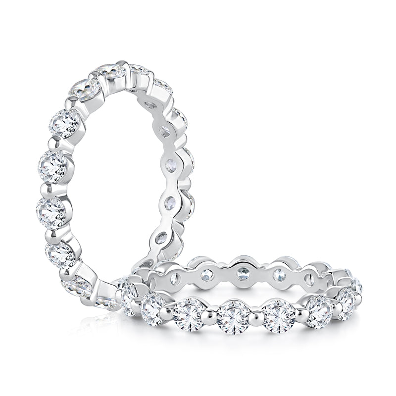 A. Jaffe Round Cut Eternity Band