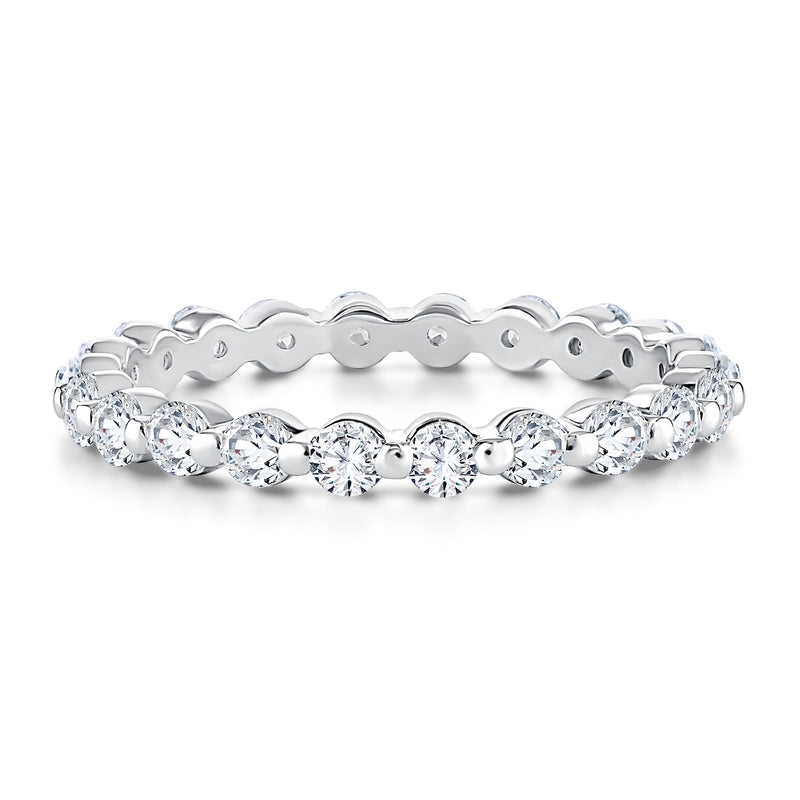 A. Jaffe Round Cut Eternity Band