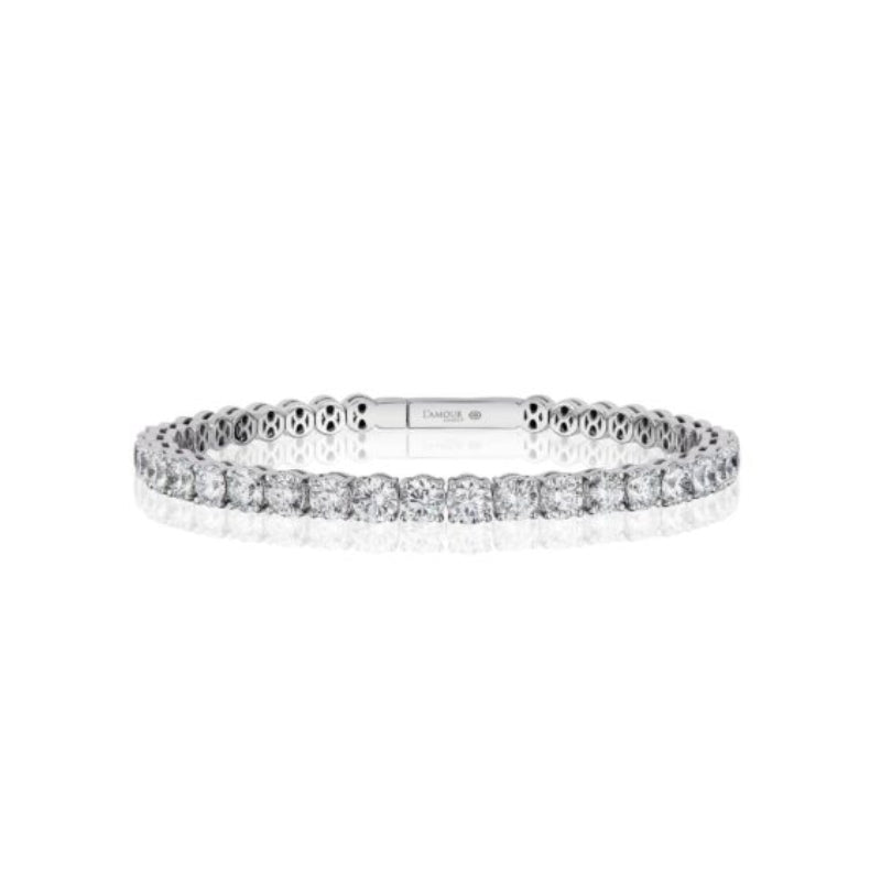 Christopher Designs Diamond Memory Cuff Bracelet