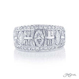 JB Star Plantinum Diamond Wedding Band - 1909-021