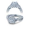 Verragio 18k White Gold Insignia 0.45ct Diamond Semi Mount Engagement Ring