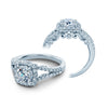 Verragio 18k White Gold Insignia 0.65ct Diamond Semi Mount Engagement Ring