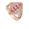 Christopher Designs Morganite Fashion Ring