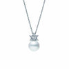 Mikimoto Akoya Cultured Pearl and Diamond Pendant