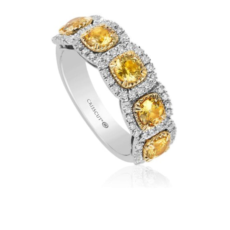 Christopher Designs Yellow Sapphire Fashion Ring
