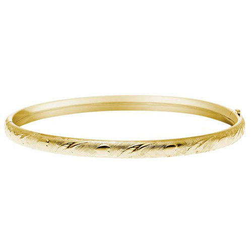 14K Yellow Gold Bangle Bracelet