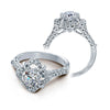 Verragio 14k White Gold 0.35ct Diamond Semi Mount Engagement Ring