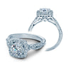 Verragio 14k White Gold 0.50ct Diamond Semi Mount Engagement Ring