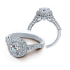 Verragio 14k White Gold 0.60ct Diamond Semi Mount Engagement Ring