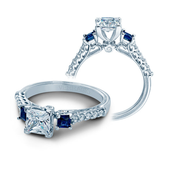 Verragio 14k White Gold 0.20ct Diamond Semi Mount Engagement Ring